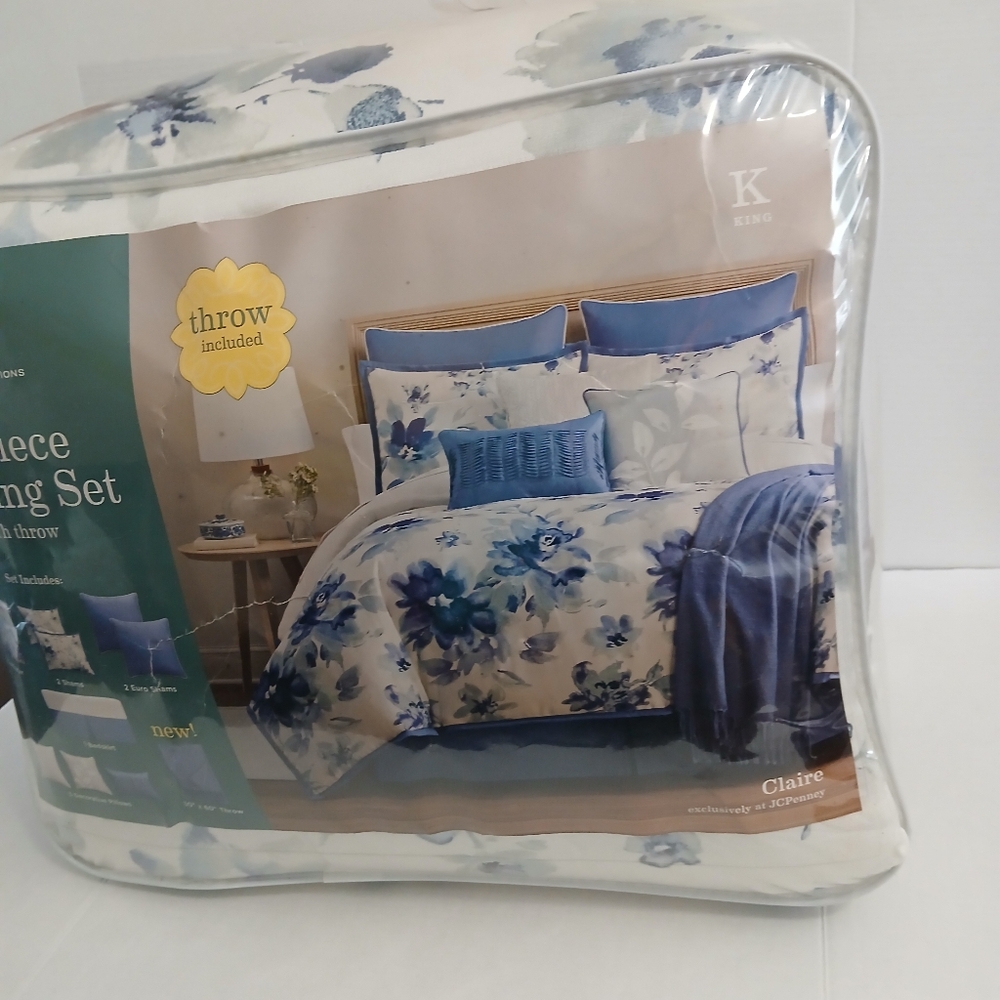 HOME EXPRESSIONS 10 PIECE BEDDING - Picture 11 of 16